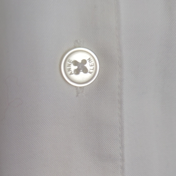 Anne Klein Classic White Button-Down Shirt - Picture 6 of 8